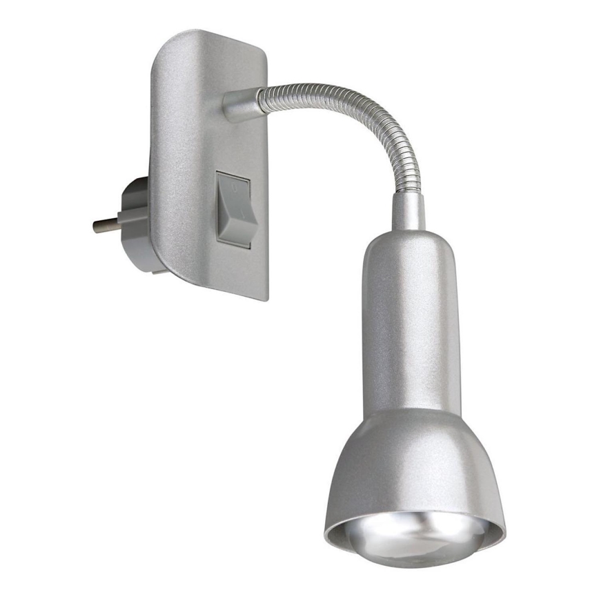 Corp de iluminat pentru priză Briloner 2739-014P 1xE14/25W/230V