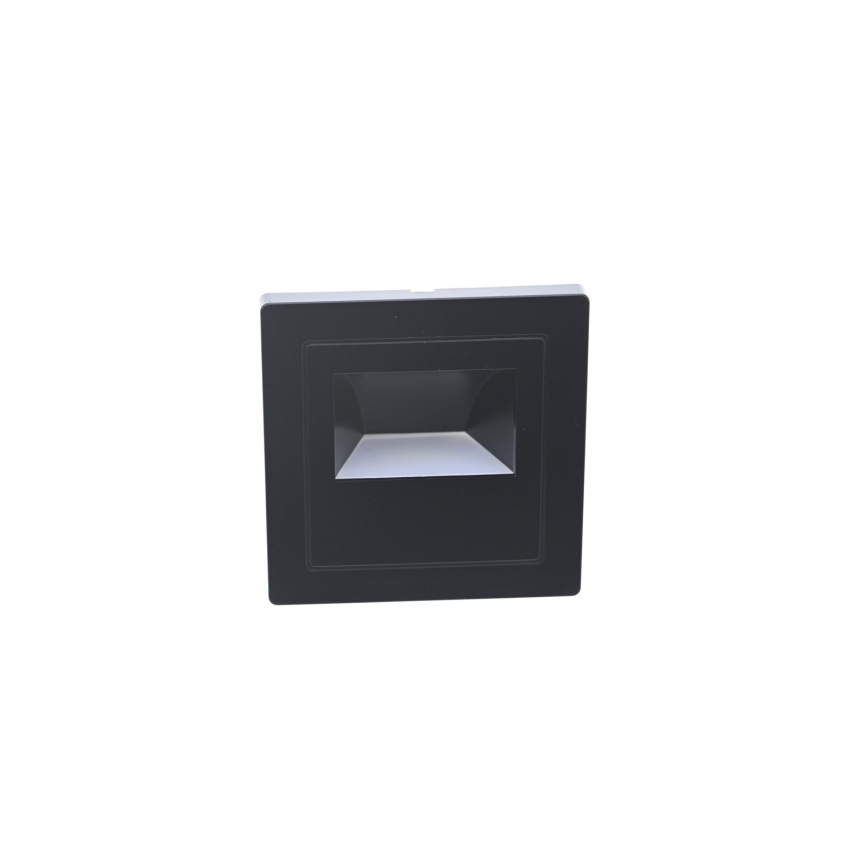 Corp de iluminat pentru scări LED/3W/230V 6000K negru