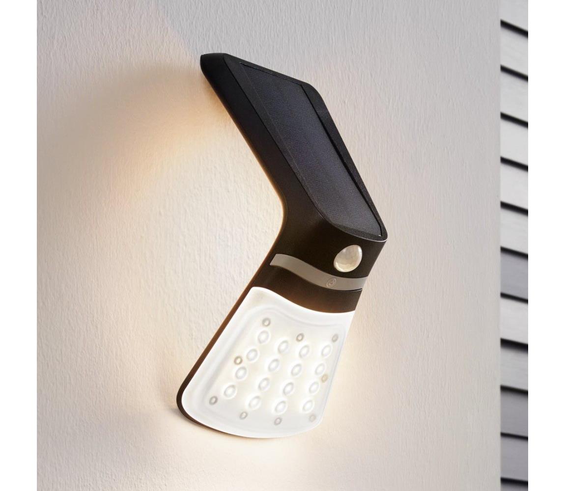 Eglo 98758 - Lumină solară cu senzor LAMOZZO LED/2W/37V IP44