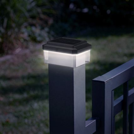 Corp de iluminat solar LED ELVO LED/4,5W/1,2V 300 mAh IP44 negru