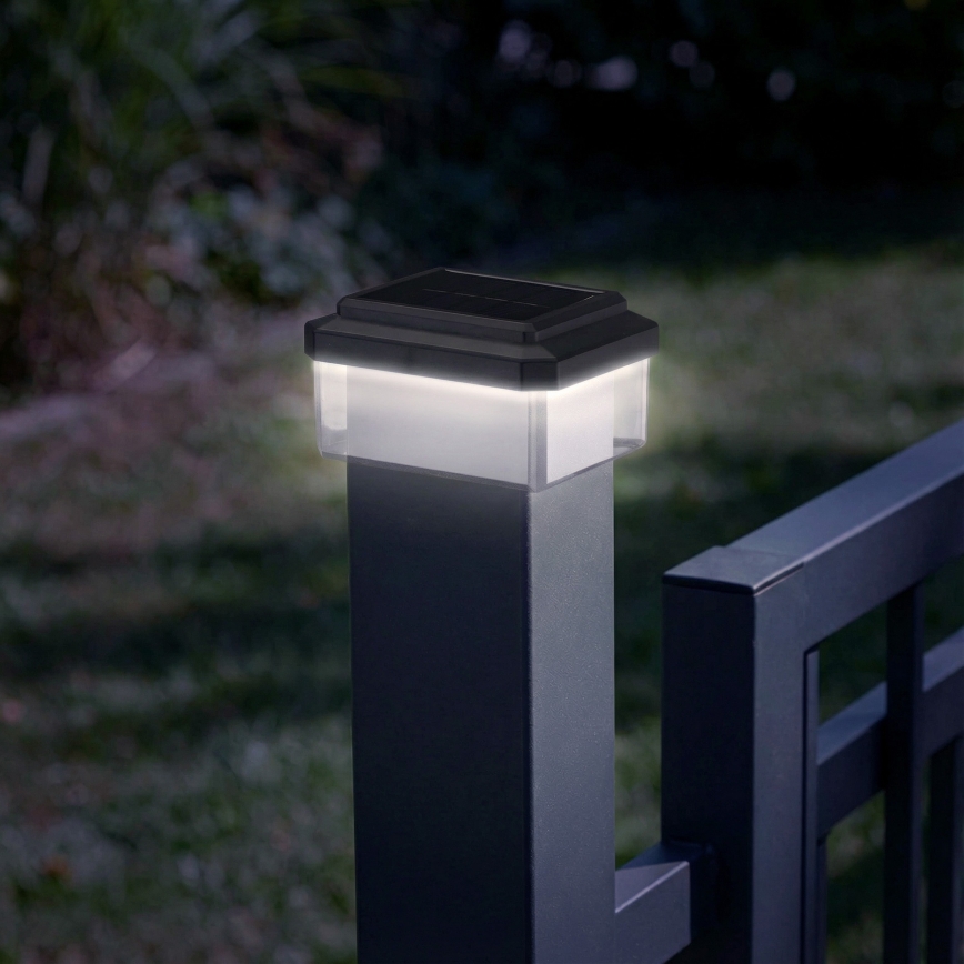 Corp de iluminat solar LED ELVO LED/4,5W/1,2V 300 mAh IP44 negru