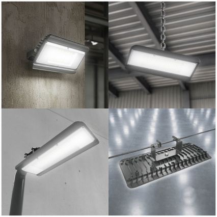 Corp de iluminat tehnic LED 4 în 1 MULTILUXO LED/100W/230V 4000K IP65 30 cm