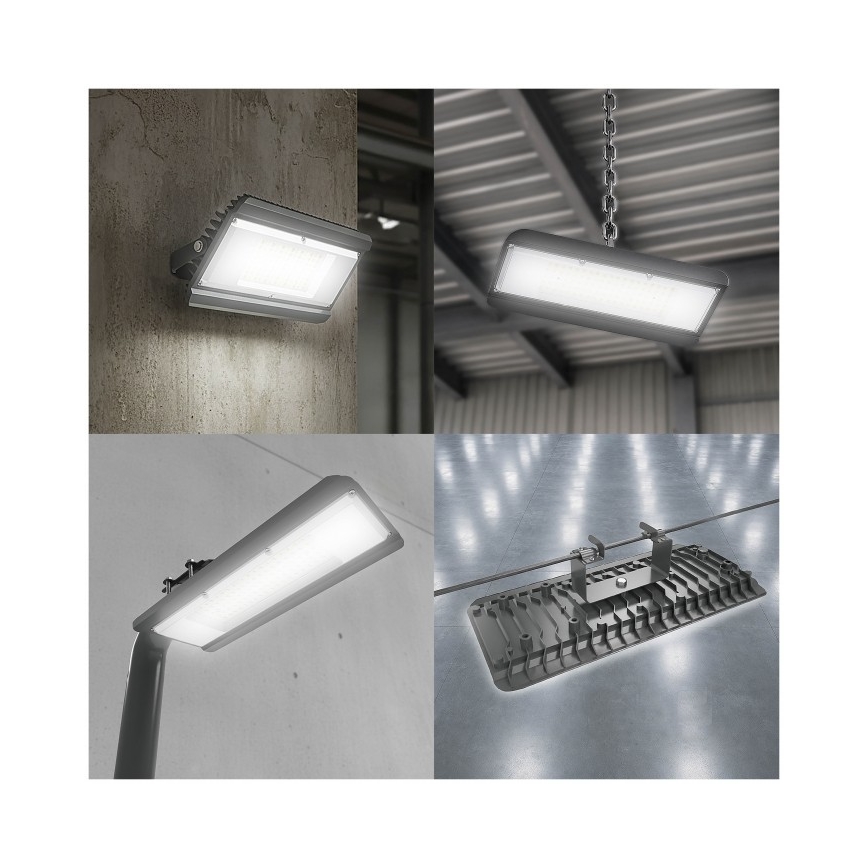 Corp de iluminat tehnic LED 4în1 MULTILUXO LED/200W/230V 4000K IP65 42 cm