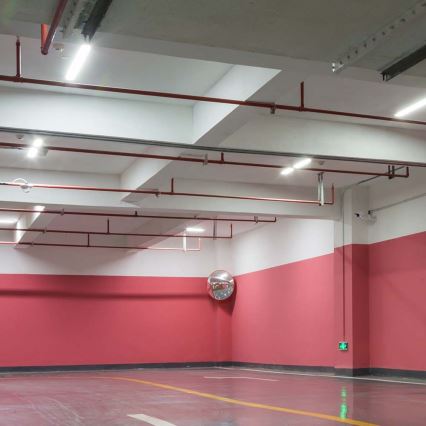 Corp de iluminat tehnic LED cu senzor de mișcare și senzor crepuscular LED/48W/230V IP65 6500K 150 cm