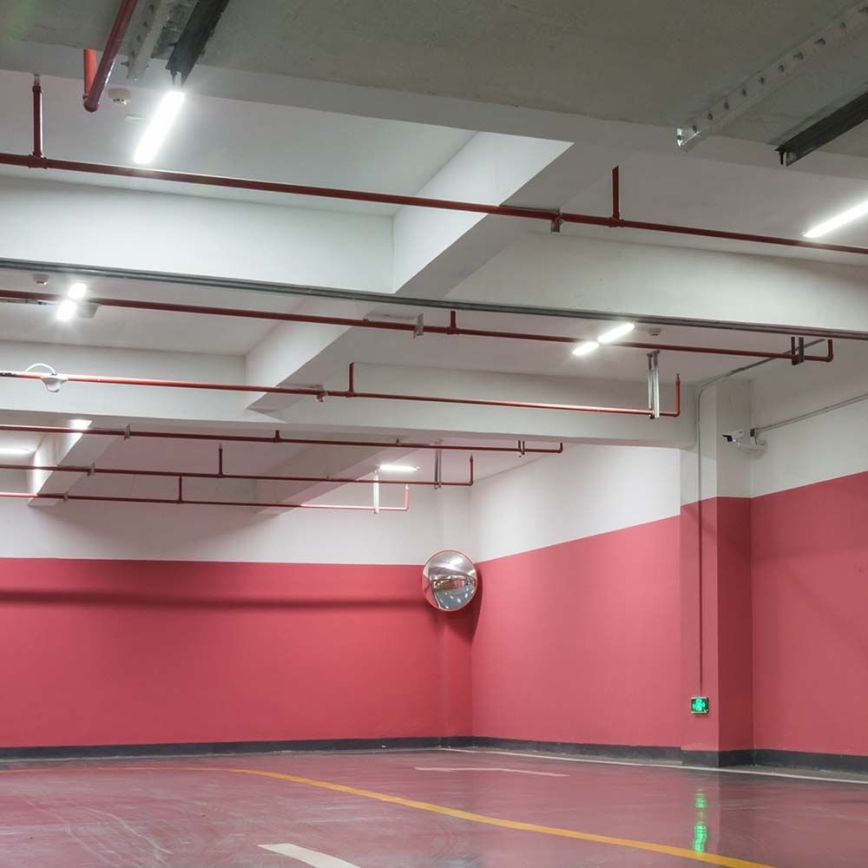 Corp de iluminat tehnic LED cu senzor de mișcare și senzor crepuscular LED/48W/230V IP65 6500K 150 cm