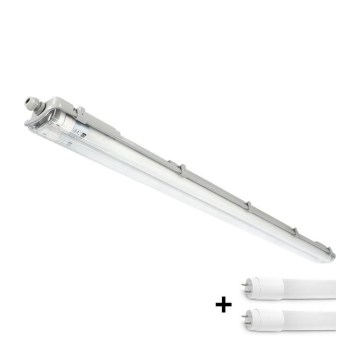 Corp de iluminat tehnic LED pentru tuburi T8, 2xG13/18W, 230V, 5000K, IP65, 127 cm