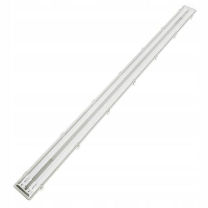 Corp de iluminat tehnic LED T8, 2 x soclu G13, 20 W, 230 V, 6500 K, 120 cm, IP65, alb