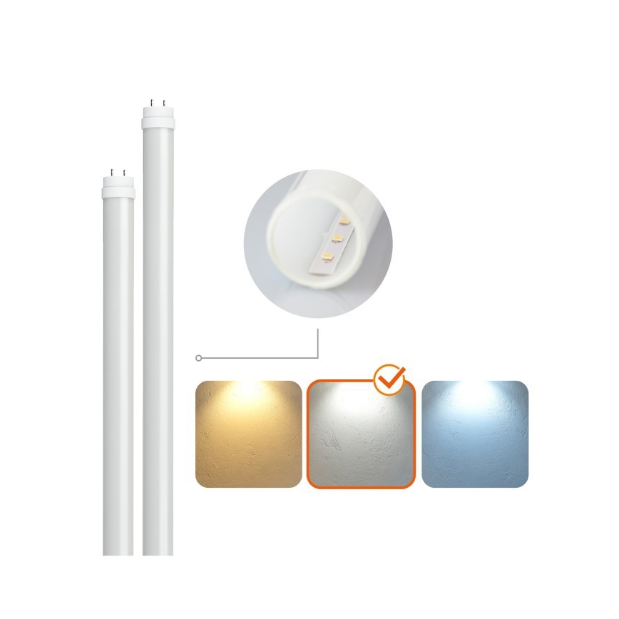 Corp de iluminat tehnic LED T8 2xG13/18W/230V 4000K IP65 127 cm