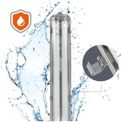 Corp de iluminat tehnic LED T8 2xG13/18W/230V 4000K IP65 127 cm