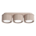 Corp de iluminat tip spot AURA 3xGX53/10W/230V taupe