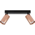 Corp de iluminat tip spot PUNTO 2xGU10/9W/230V aur roz