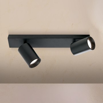 Corp de iluminat tip spot SEAN 2xGU10/13W/230V negru