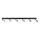Corp de iluminat tip spot TOP 6xGU10/10W/230V negru/auriu