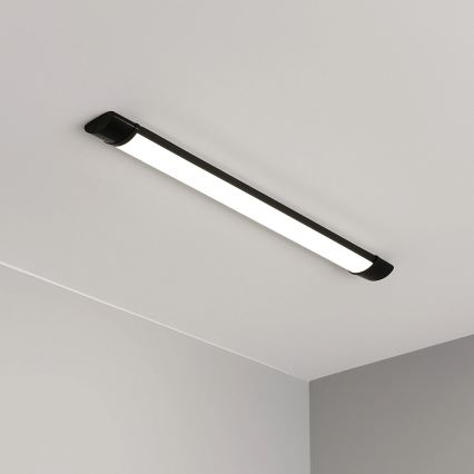 Corp de iluminat tubular LED/30W/230V 4000K 90 cm negru