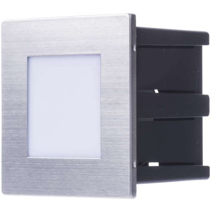 Iluminat LED de orientare incastrabil patrat LED/1,5W teplá bílá IP65