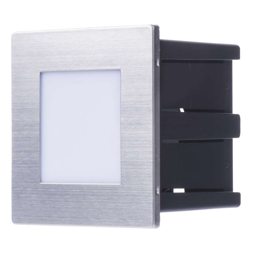 Iluminat LED de orientare incastrabil patrat LED/1,5W teplá bílá IP65