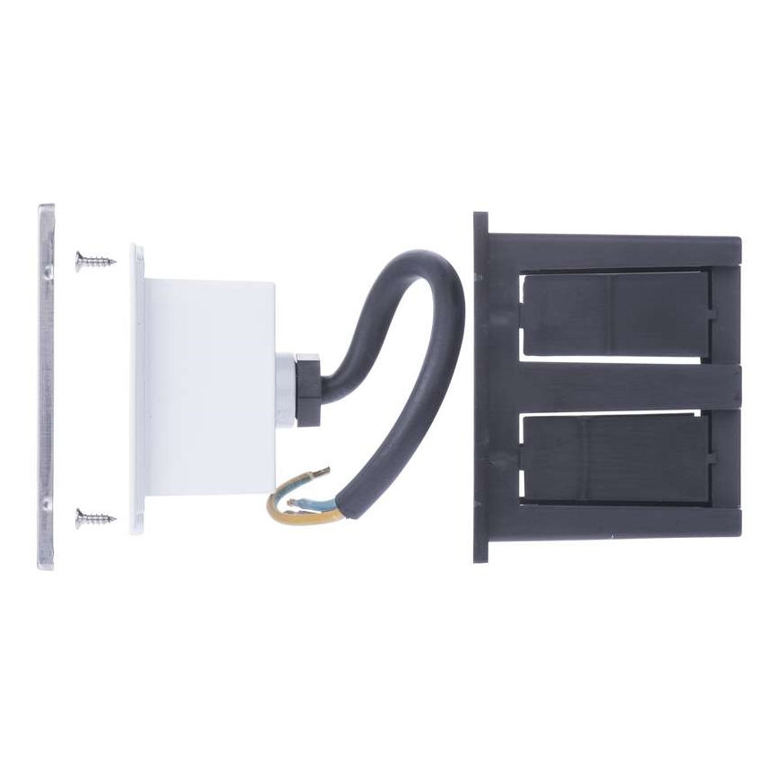 Iluminat LED de orientare incastrabil patrat LED/1,5W teplá bílá IP65