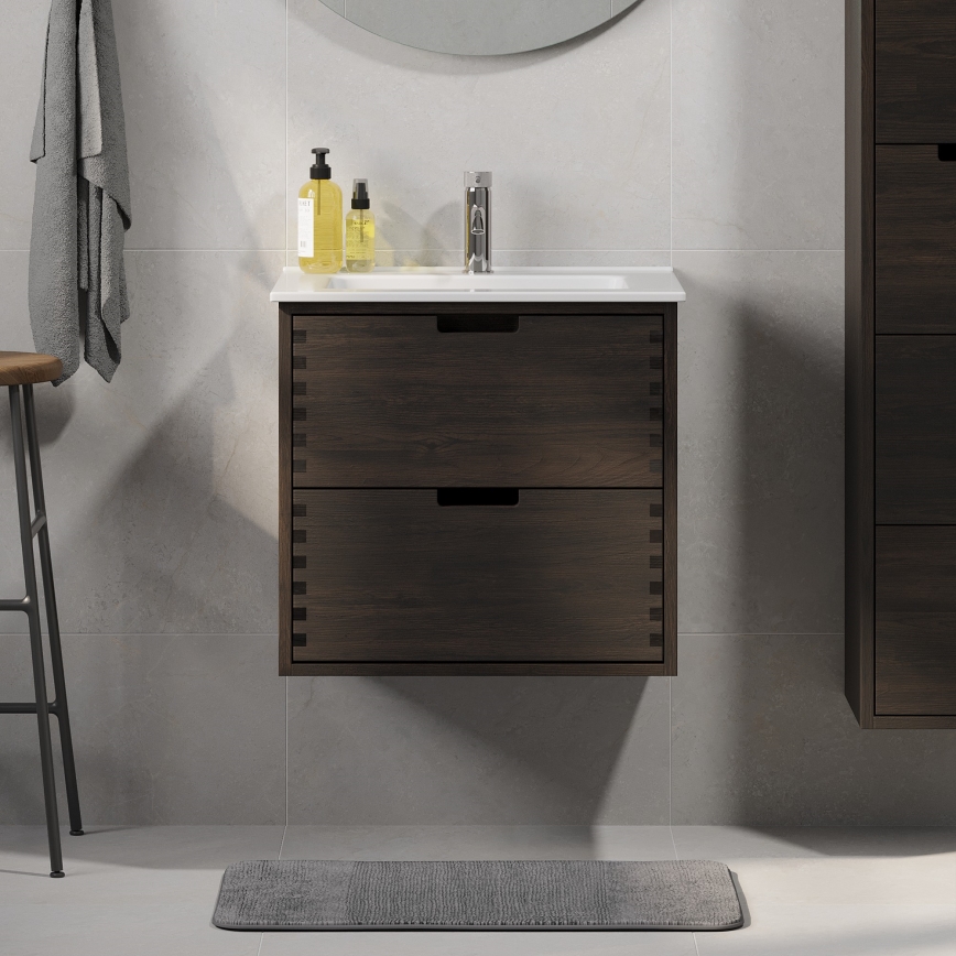 Corp pentru lavoar GRIBSKOV 60 cm maro/stejar