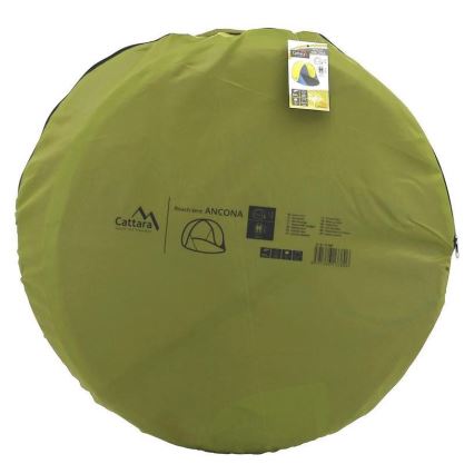 Cort de plajă albastru/galben 120x195 cm