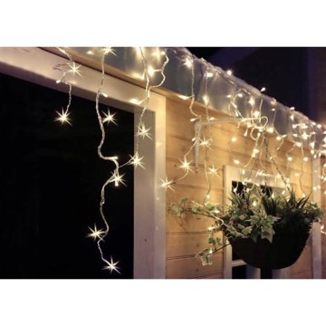 Cortină de lumini LED pentru exterior, 120 LED/230V, 3 m, IP44