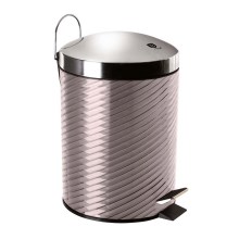 Coș de gunoi 12 l roz-auriu/oțel inoxidabil BerlingerHaus
