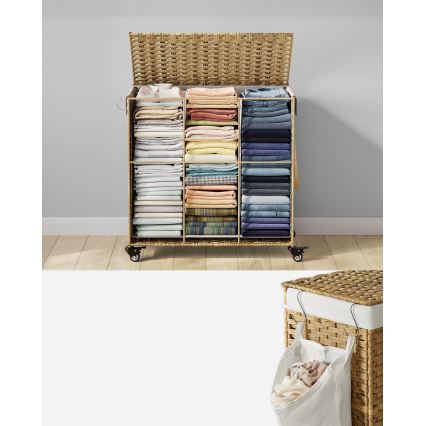 Coș de rufe FLYN din ratan