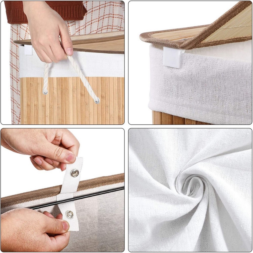 Coș de rufe GUS, maro