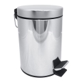 Coș pentru gunoi din inox, 17x25,5 cm, argintiu