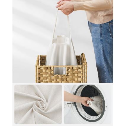 Coș pentru rufe FLYN din ratan