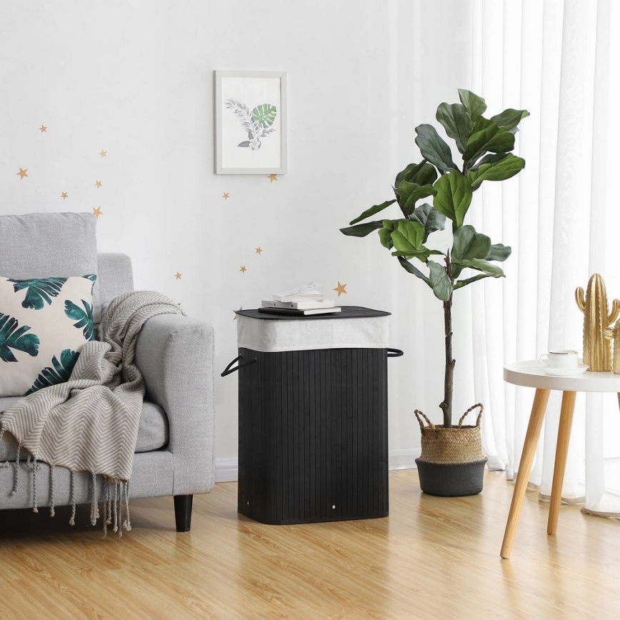 Coș pentru rufe GUS, negru