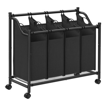 Coș pentru rufe LINA, negru