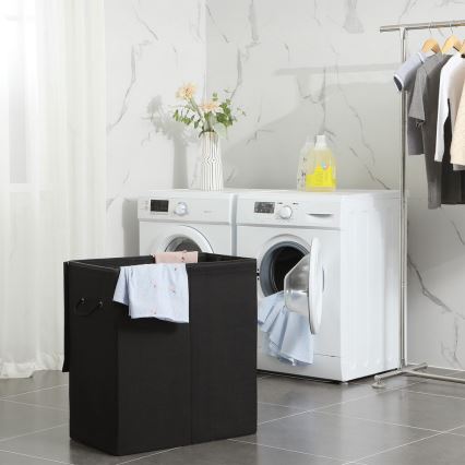Coș pentru rufe NASH, negru