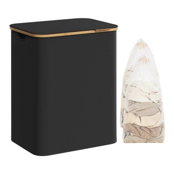 Coș pentru rufe TATE, negru