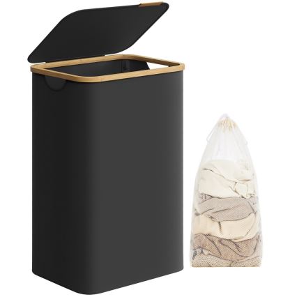 Coș pentru rufe TATE, negru