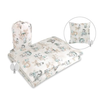 COSING - Sac de dormit pentru călătorie cu pernă Zoo