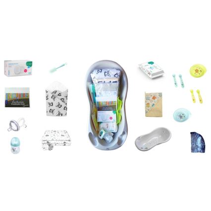 COSING - Set pentru nou-născut, 16 piese, gri
