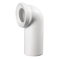 Cot racord 90° pentru vas de toaletă Bruckner 11 cm alb