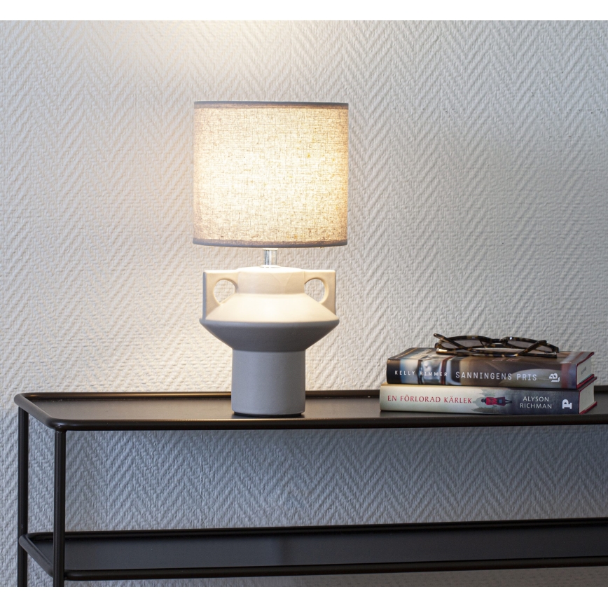 Cottex - Lampă de masă MATEO 1xE14/8W/230V bej