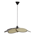 Cottex - Lustră suspendată pe cablu WINF 1xE27/8W/230V bej/negru
