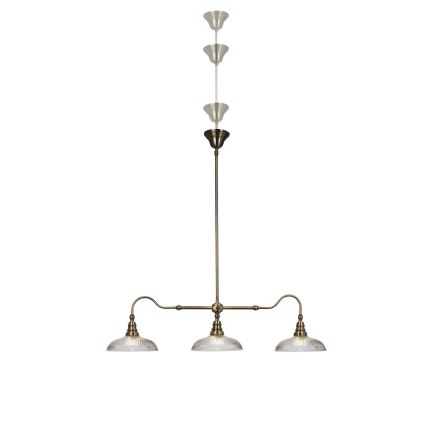 Cottex - Lustră pe tijă SNOOKER 3xE27/60W/230V