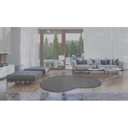 Covor antiderapant LOREN, 160 x 230 cm, gri