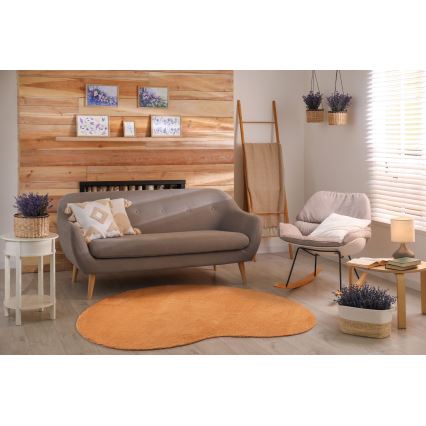 Covor antiderapant LOREN, 160 x 230 cm, portocaliu