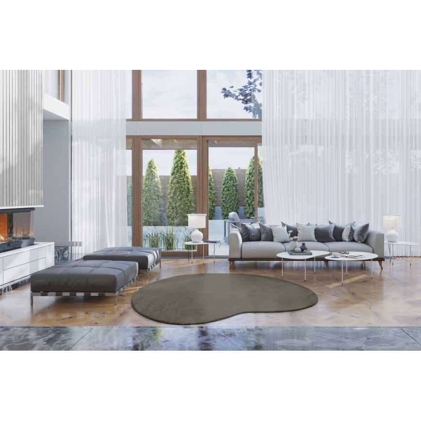 Covor antiderapant LOREN 160 x 230 cm, verde
