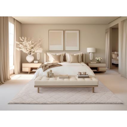 Covor antiderapant MODENA NEW 120 x 160 cm, crem