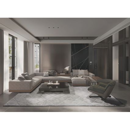 Covor antiderapant MODENA NEW 120x160 cm, gri
