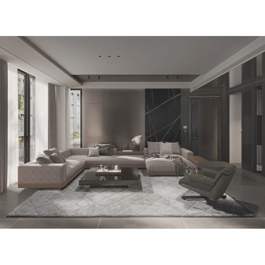 Covor antiderapant MODENA NEW 120x160 cm, gri