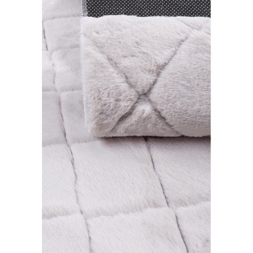 Covor antiderapant MODENA NEW 60x100 cm, gri deschis