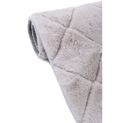 Covor antiderapant MODENA NEW, 80 x 140 cm, gri deschis