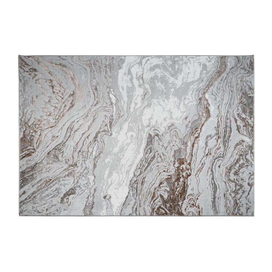 Covor CREATION 200 x 290 cm, 1950 g/m², gri/maro, cu model marmorat