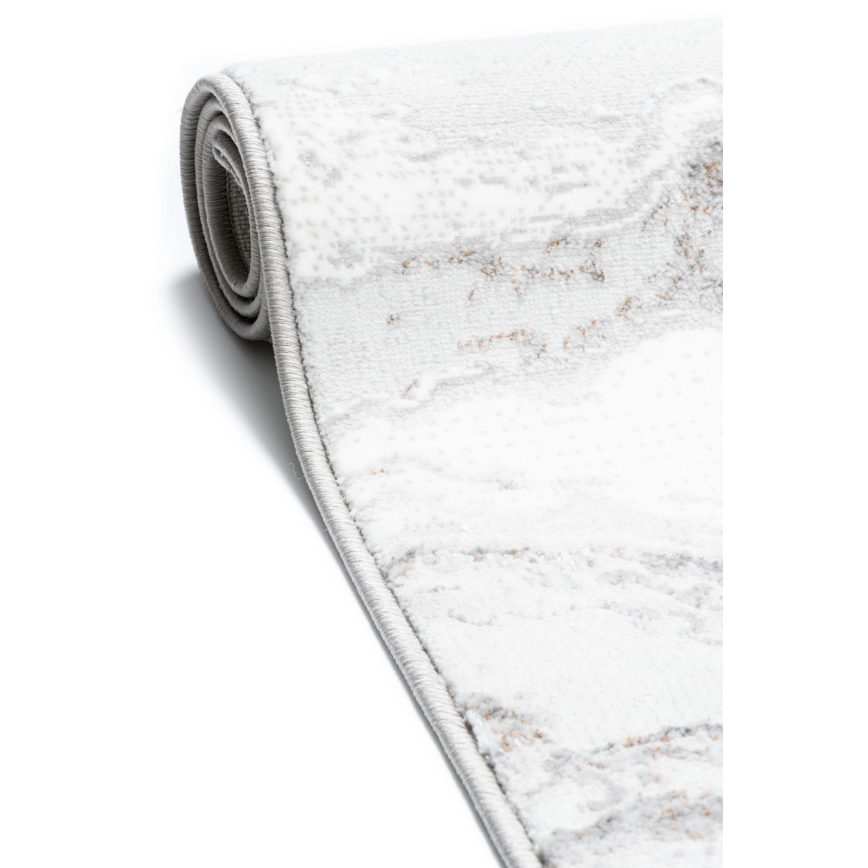 Covor CREATION 200 x 290 cm, 1950 g/m², gri/maro, cu model marmorat